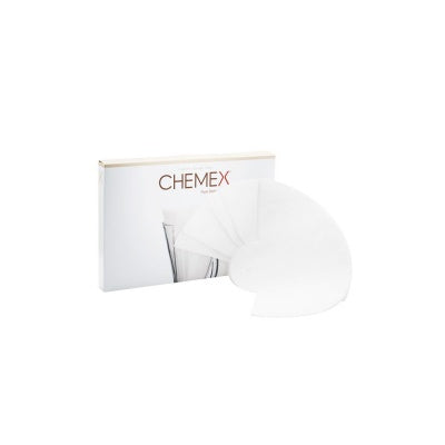 【エスプレッソマシン】Chemex Unfolded Half Moon Paper Filters Fp-2 100 Pcs.