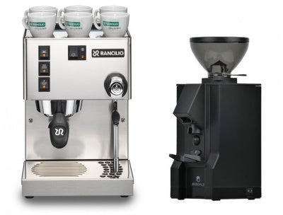 【エスプレッソマシン＆グラインダーセット】Combo Set Espresso Machine Rancilio Silvia and Eureka Mignon Manuale Coffee Grinder
