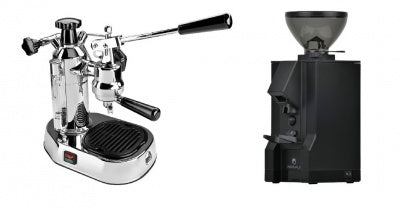 LaPavoni Combo Set La Pavoni EL europiccola Espresso Machine + Eureka Mignon Manuale Coffee Grinder - エスプレッソマシン＆グラインダーセット | BARISTA TOOLS