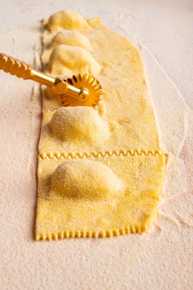 【パスタ製造ツール】LaGondola Professional Dual Pasta Cutter Wheel