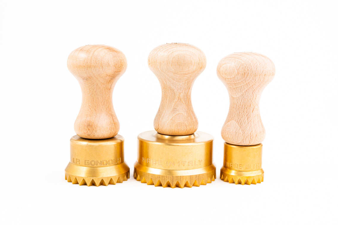 【パスタ製造ツール】LaGondola Ravioli Cutter Round Festooned - 3 festooned rounds 34/50/65
