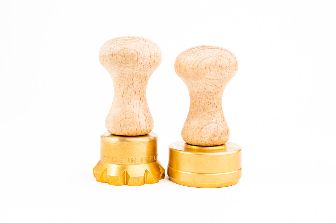 【パスタ製造ツール】LaGondola Ravioli Flower Stamp + Corzetti Stamp Bundle