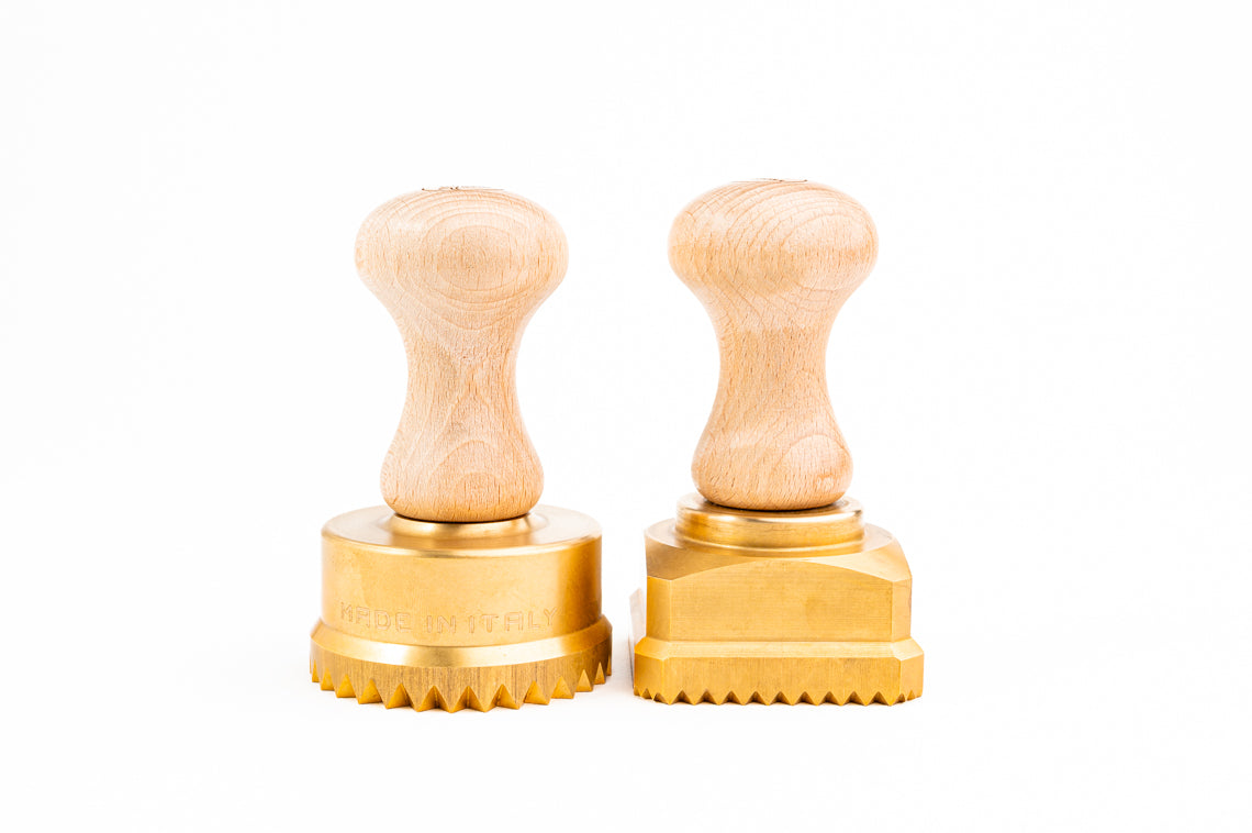 【パスタ製造ツール】LaGondola Ravioli Molds 60x60 + Fluted Round 65