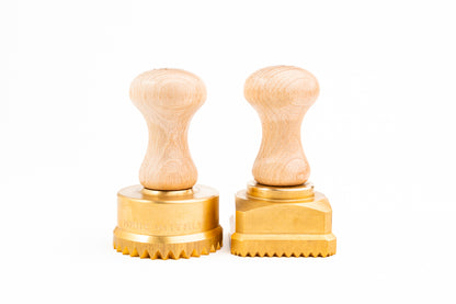 【パスタ製造ツール】LaGondola Ravioli Molds 60x60 + Fluted Round 65