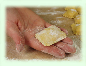 【パスタ製造ツール】LaGondola Ravioli Stamp 45x55