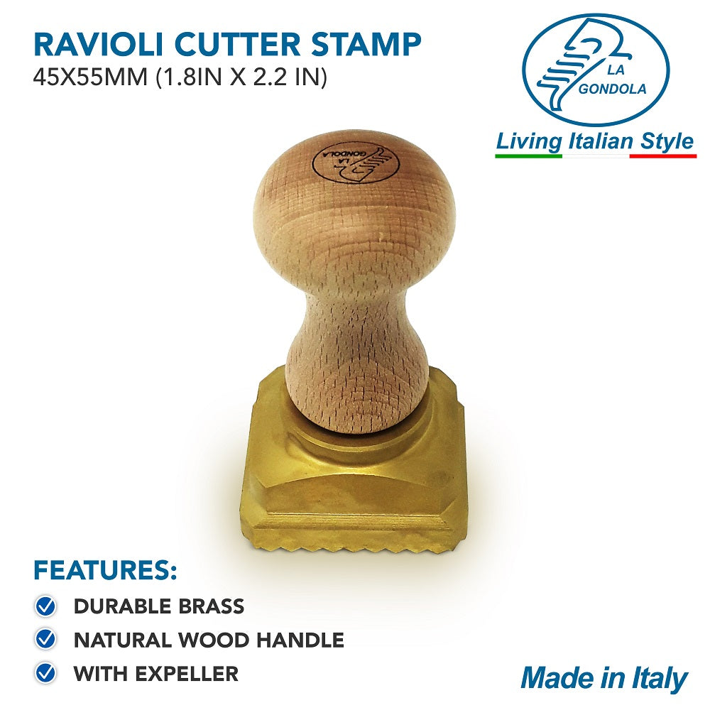 【パスタ製造ツール】LaGondola Ravioli Stamp 45x55