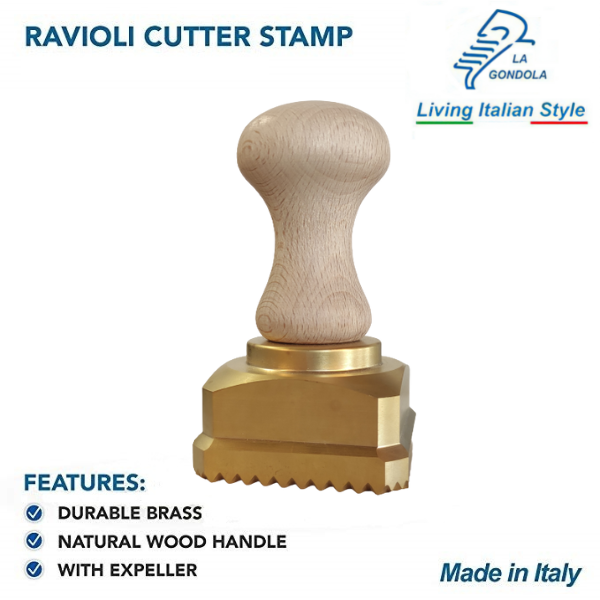 【パスタ製造ツール】LaGondola Ravioli Stamp 60x60