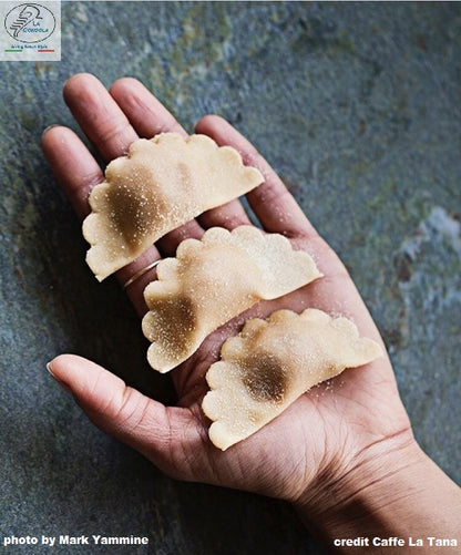 【パスタ製造ツール】LaGondola Ravioli Stamp Mezzaluna