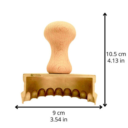 【パスタ製造ツール】LaGondola Ravioli Stamp Mezzaluna
