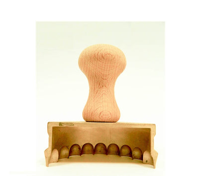 【パスタ製造ツール】LaGondola Ravioli Stamp Mezzaluna