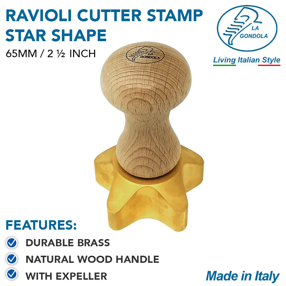 【パスタ製造ツール】LaGondola Ravioli Stamp Star