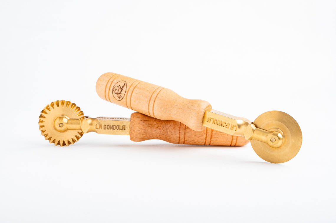 【パスタマシン】LaGondola Set of 1 Festooned Wheel and 1 Smooth Wheel