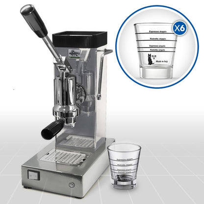 【レバー式エスプレッソマシン】Ponte Vecchio Lever Pontevecchio Lever Espresso Machine Export Chrome + 6 Graduated G