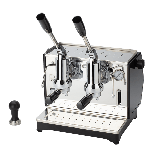 【レバー式エスプレッソマシン】Ponte Vecchio Lever Pontevecchio Lever Espresso Machine Lusso 2 Groups Black