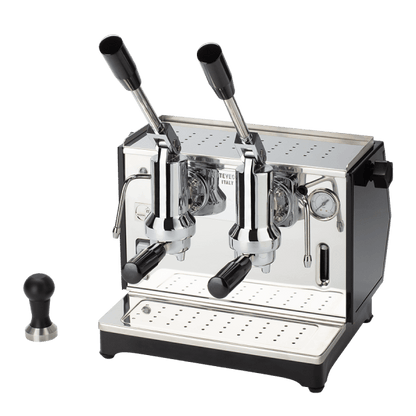 【レバー式エスプレッソマシン】Ponte Vecchio Lever Pontevecchio Lever Espresso Machine Lusso 2 Groups Black
