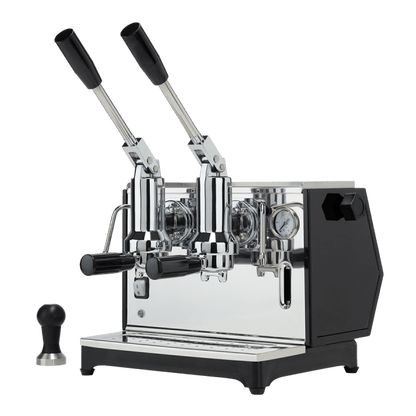 【レバー式エスプレッソマシン】Ponte Vecchio Lever Pontevecchio Lever Espresso Machine Lusso 2 Groups Black