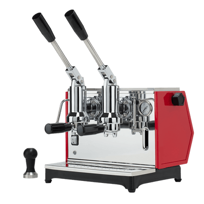 【レバー式エスプレッソマシン】Ponte Vecchio Lever Pontevecchio Lever Espresso Machine Lusso 2 Groups Red