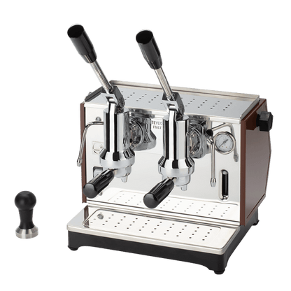 【レバー式エスプレッソマシン】Ponte Vecchio Lever Pontevecchio Lever Espresso Machine Lusso 2 Groups Tobacco