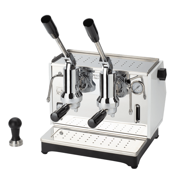 【レバー式エスプレッソマシン】Ponte Vecchio Lever Pontevecchio Lever Espresso Machine Lusso 2 Groups White