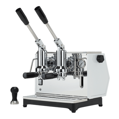 【レバー式エスプレッソマシン】Ponte Vecchio Lever Pontevecchio Lever Espresso Machine Lusso 2 Groups White