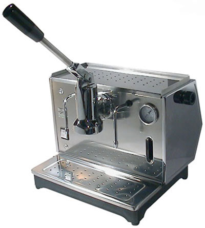 【レバー式エスプレッソマシン】Ponte Vecchio Lever Pontevecchio Lever Espresso Machine Lusso Chrome + 6 Graduated Gl