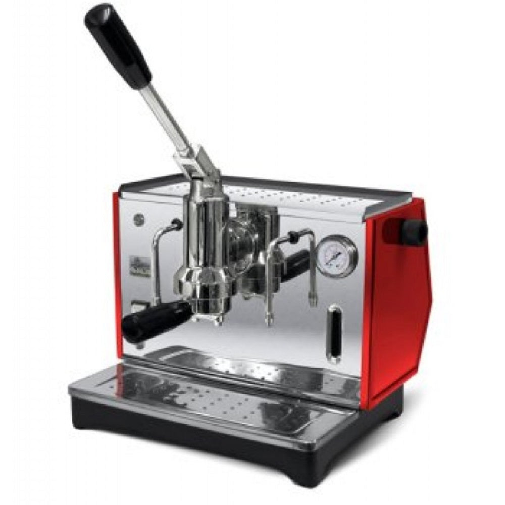 【レバー式エスプレッソマシン】Ponte Vecchio Lever Pontevecchio Lever Espresso Machine Lusso Red