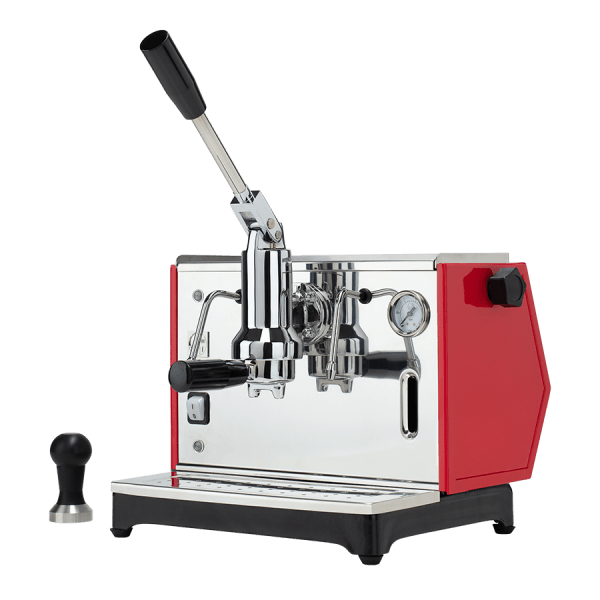 【レバー式エスプレッソマシン】Ponte Vecchio Lever Pontevecchio Lever Espresso Machine Lusso Red
