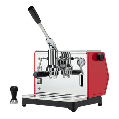 【レバー式エスプレッソマシン】Ponte Vecchio Lever Pontevecchio Lever Espresso Machine Lusso Red