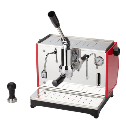 【レバー式エスプレッソマシン】Ponte Vecchio Lever Pontevecchio Lever Espresso Machine Lusso Red
