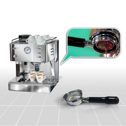 【エスプレッソマシン】QuickMill- Steel Model Quick Mill Espresso Machine 03035L Pegaso Special