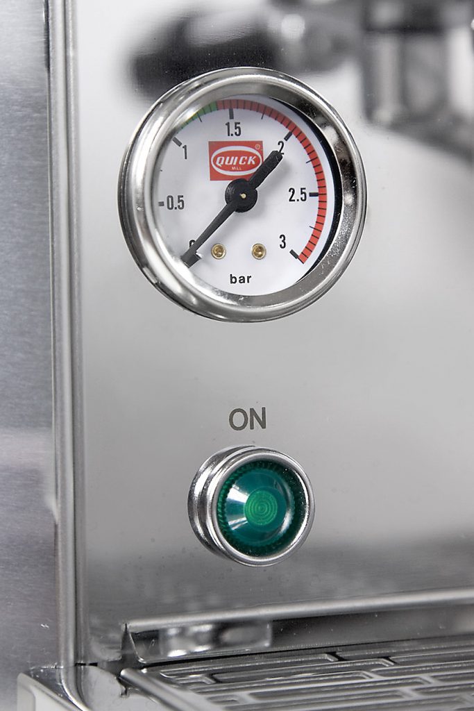 【エスプレッソマシン】QuickMill- Steel Model Quick Mill Espresso Machine 0980 Rubino